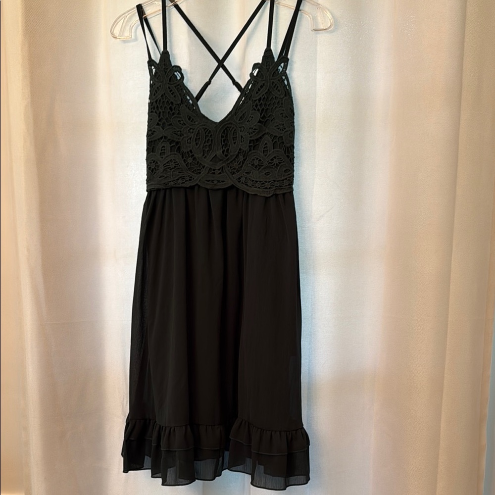 Feager Green Lace Dress